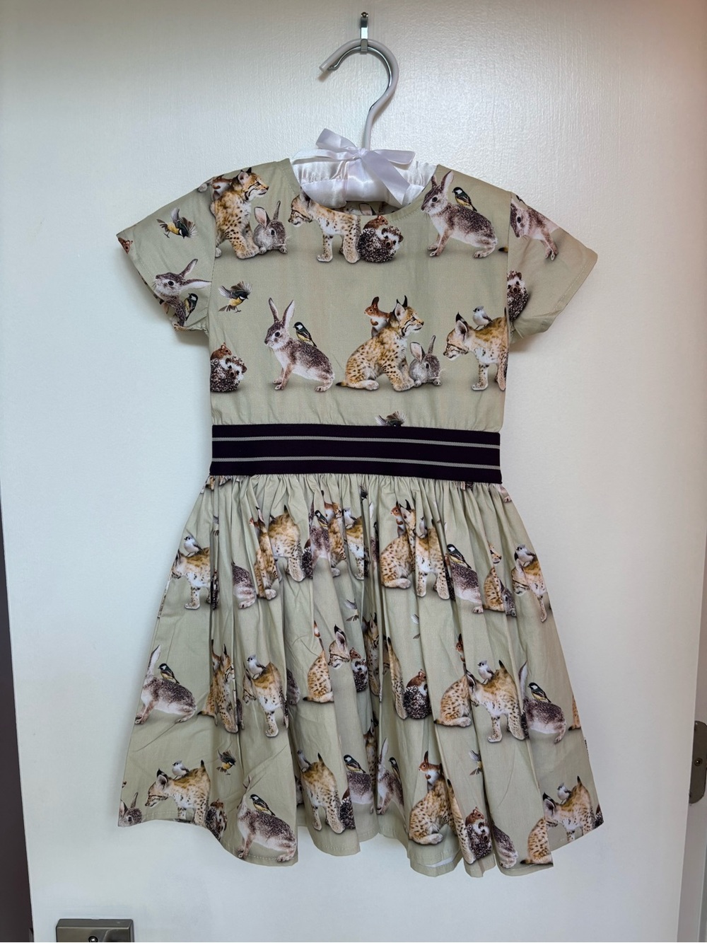Milo Animal Print Cotton Dress